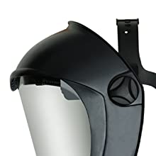 Uvex Bionic Face Shield with Clear Polycarbonate Visor, face shield, safety eyewear