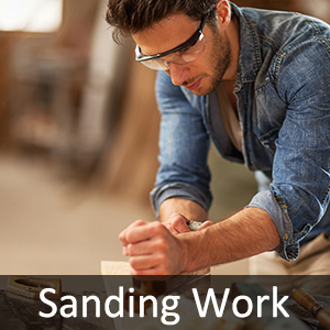 sanding work