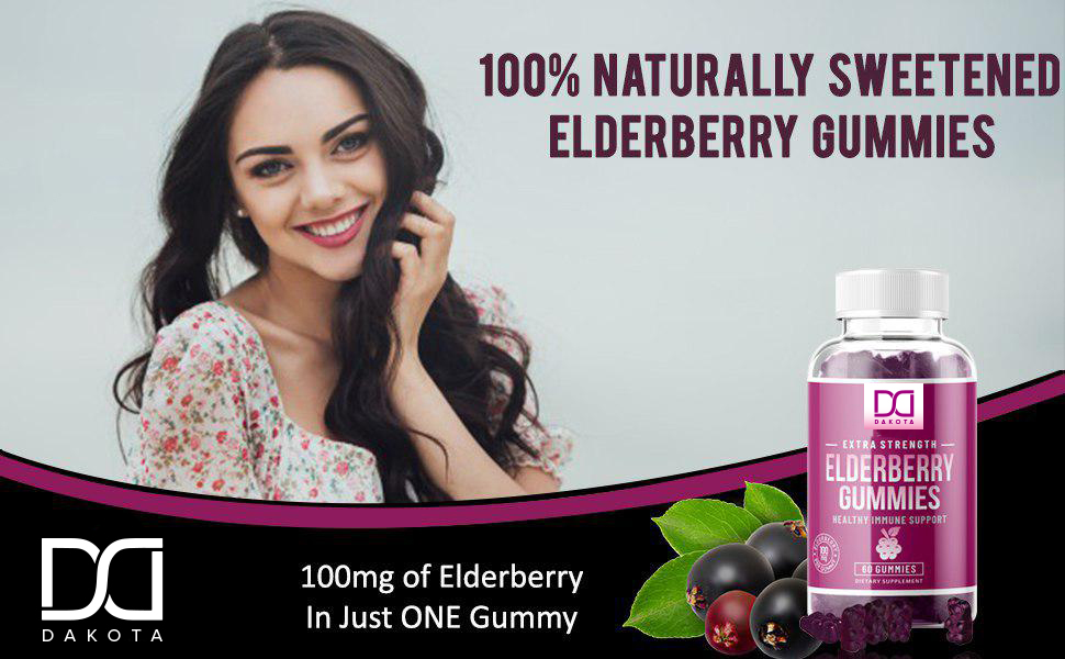 elderberry gummies for adults toddlers kids organic vegan capsules pills tea syrup drops shots