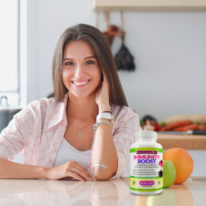 Woman with Immunity Boost