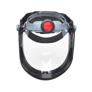 Ratcheting Headgear Headgear System Clear Face Shield Integrated Side and Chin Guard