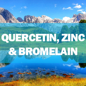 Quercetin 500mg with Bromelain, Zinc 50mg, Vitamin C, Vitamin D3 & Elderberry, Immunity Booster Zinc