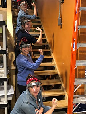 Flowfold Face Shields - Manufacturing Team