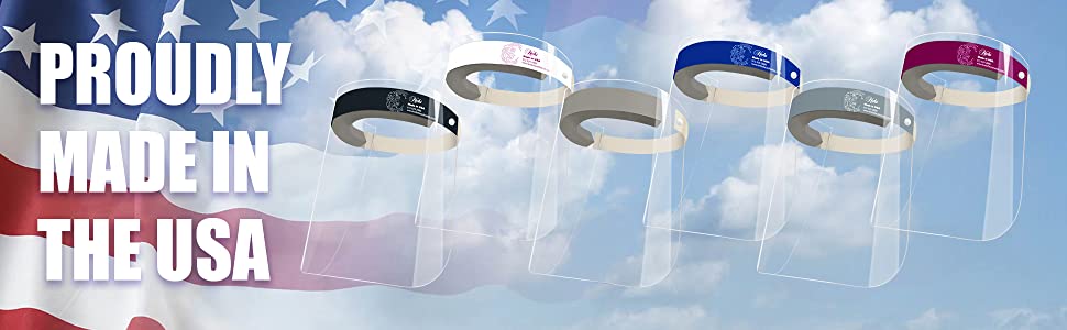 usa, us, made in us, face shield, safety, protection, quality, masks, splash