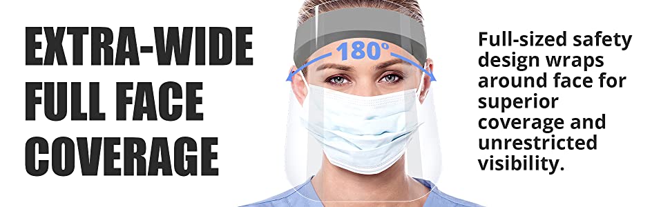 full, coverage, protection, face, shield, faceshield, face, mouth, eyes, splash