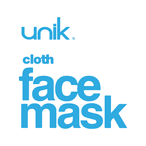unik cloth face covers 2 layer cotton 