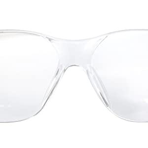 Image of safety glasses on white background.