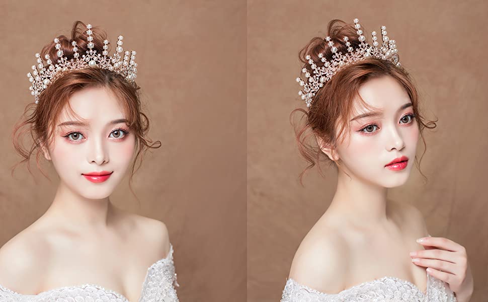 rose gold tiara